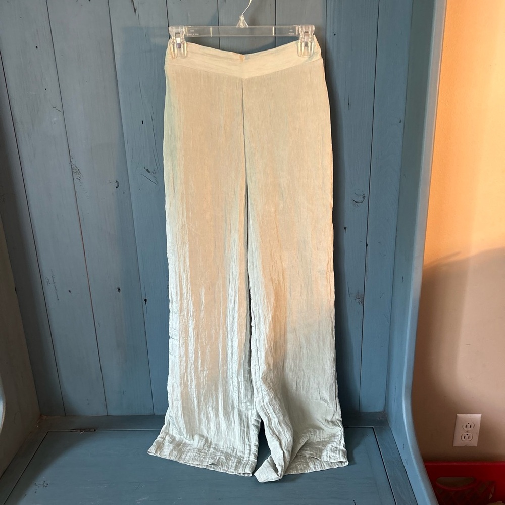 House of Harlow 1960 Sage Green Lightweight Pull-On Pant | Size Small New